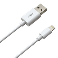 Prevo MFI Lightning Cable 2m White - 2.4A Fast Charging USB-A Prevo MFI Lightning Cable 2m White - 2.4A Fast Charging USB-A